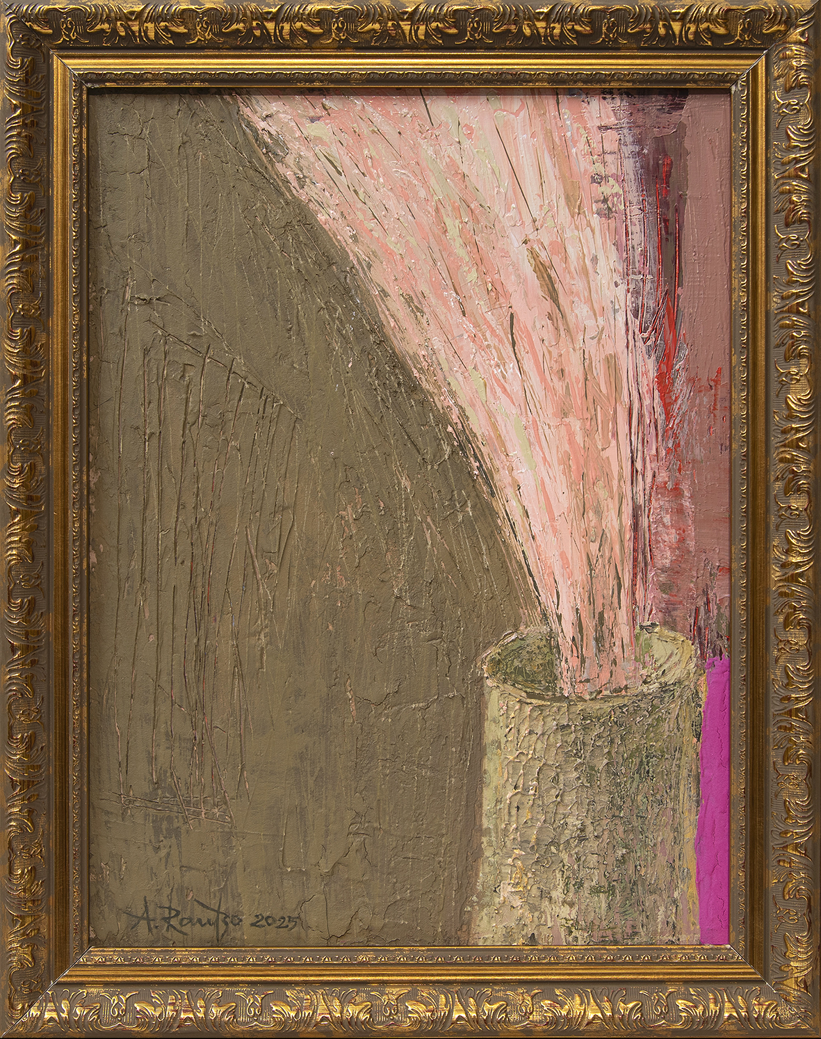 Leegitsev (akrüül, 2025) 
40x30cm