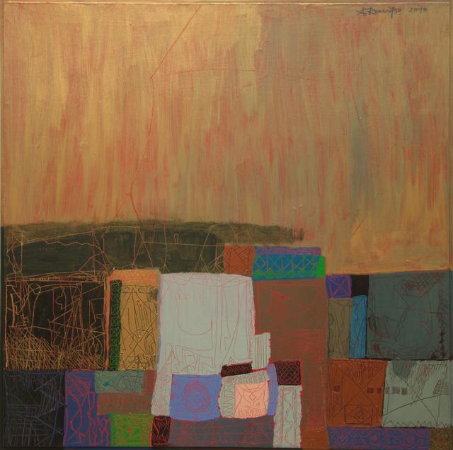 Katedraal 7 (2010) 65x65 cm