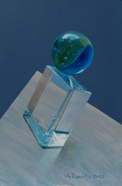 Klaaskuulimäng 23 (2021) 30 x 20 cm